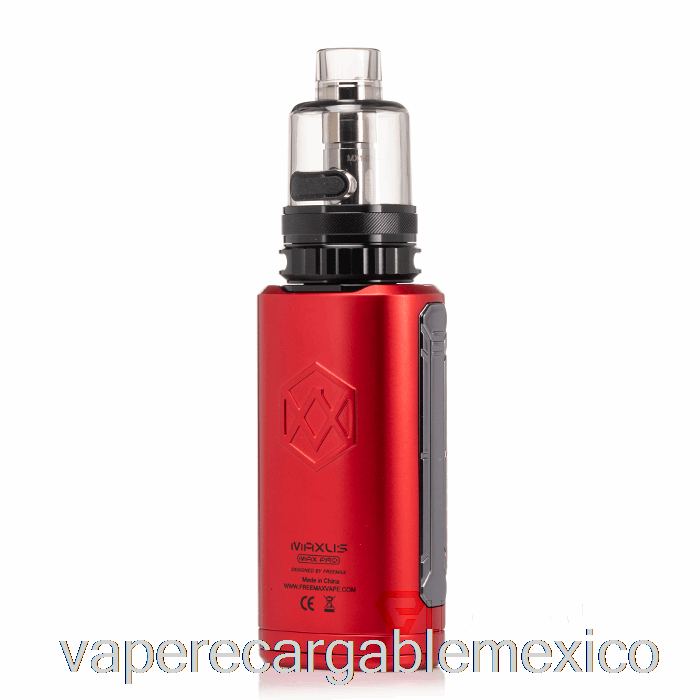 Vaporizador Recargable Freemax Maxus Max Pro 168w Kit De Inicio Rojo